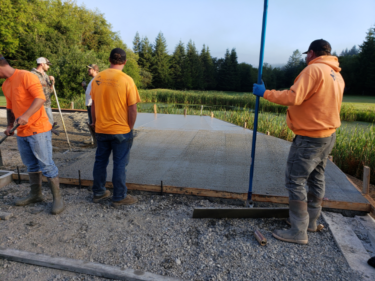 Salmon Run Golf Course Klinefelter Concrete